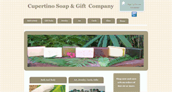 Desktop Screenshot of cupertinosoap.com